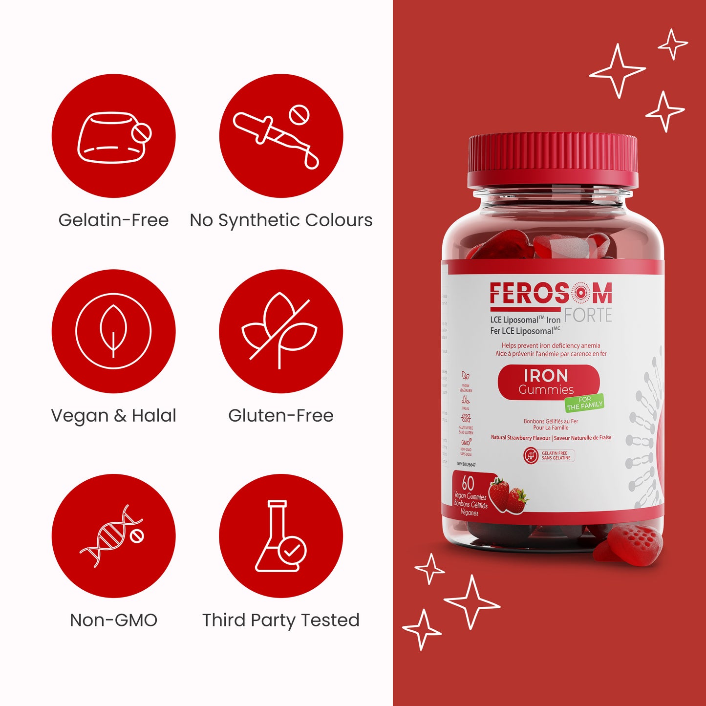 LCE Liposomal Iron Gummies