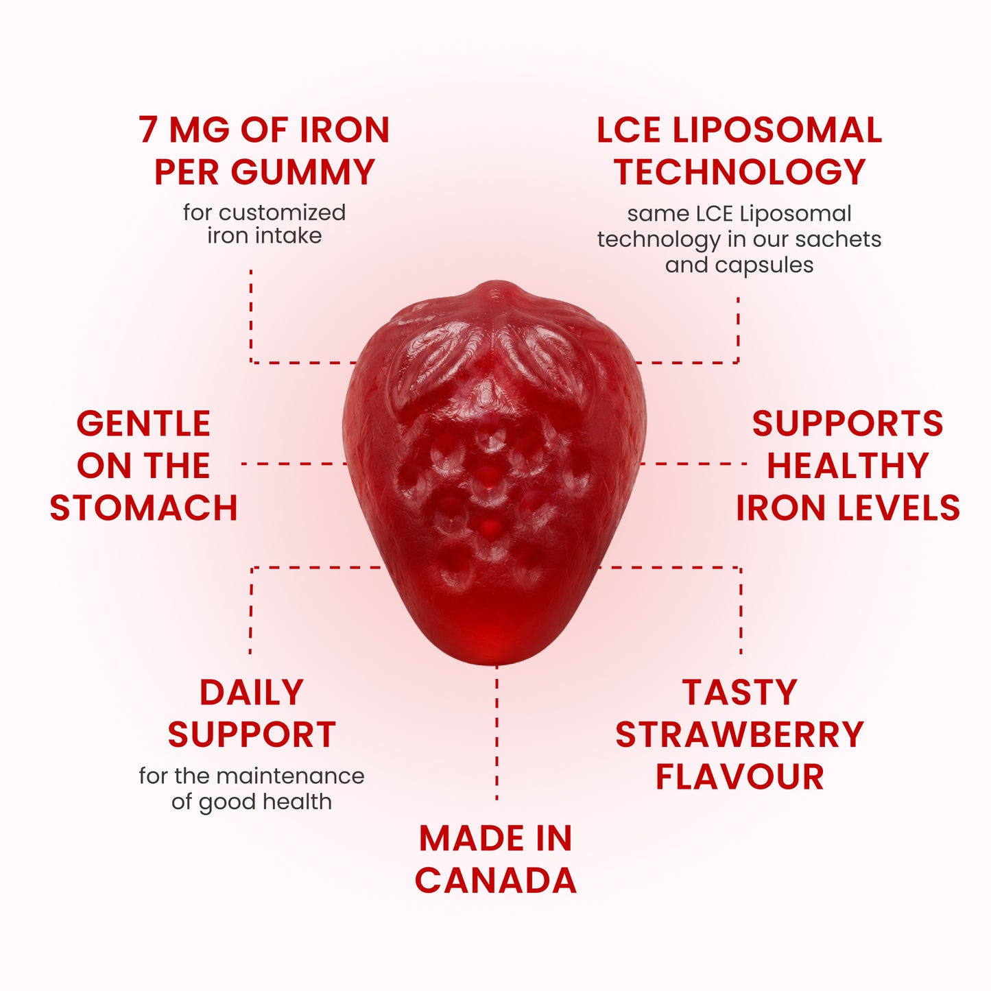 LCE Liposomal Iron Gummies