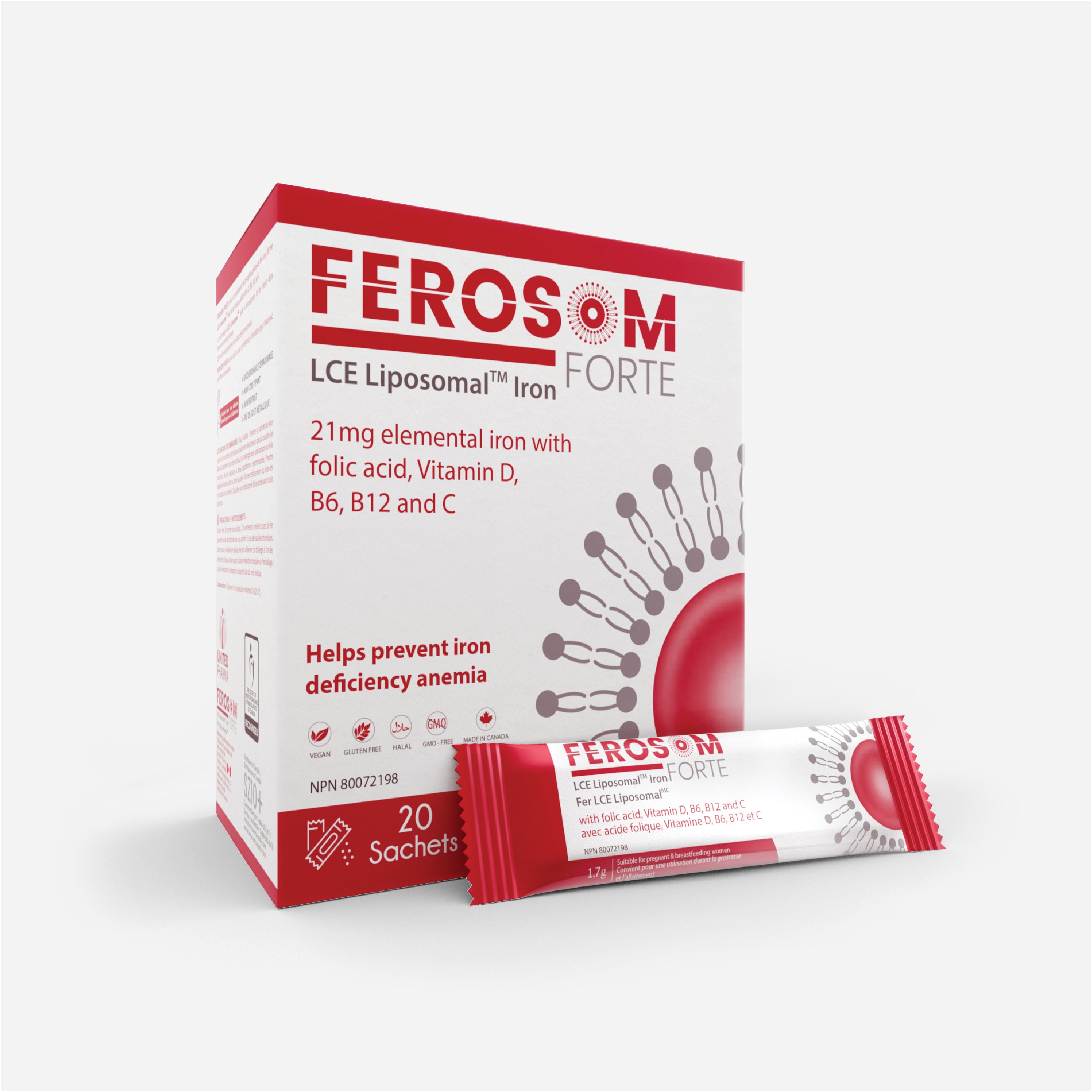 LCE Liposomal Iron Sachets